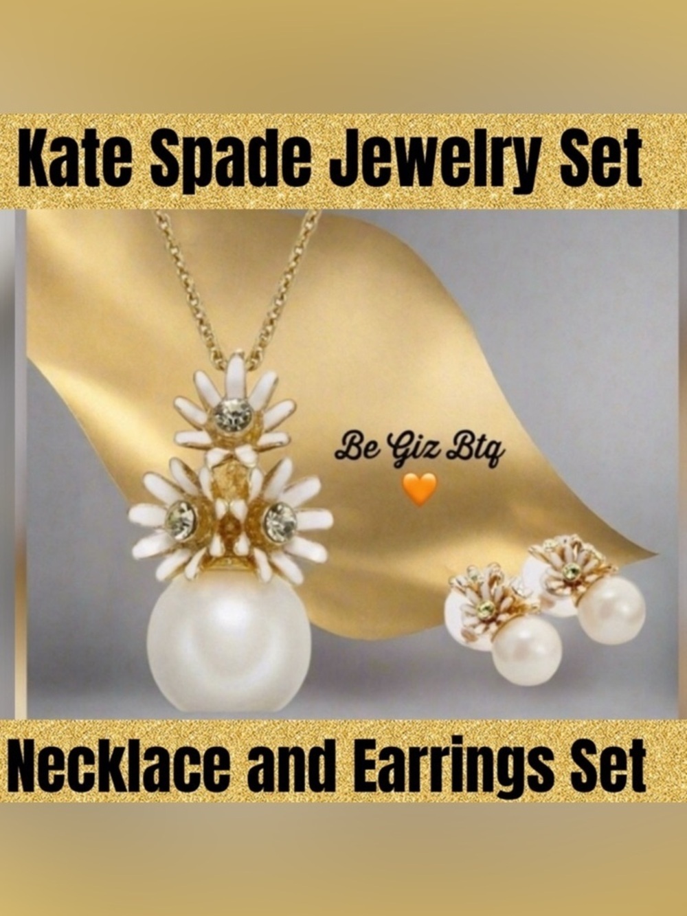 🆕Authentic Kate Spade Necklace & Earrings Set At Awesome Price to Buy Now Save
